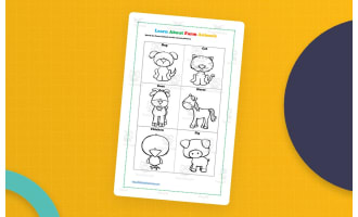 Farm Animals Matching Worksheet – Cut & Paste