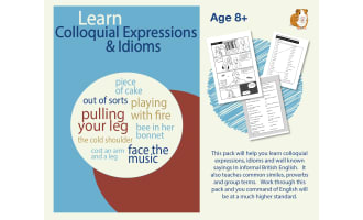 Learn Colloquial Expressions & Idioms In English (8 years +)