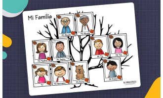 Family in Spanish – Family Tree Activity