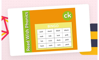 Learn Phonic Sound CK - Play Bingo and Snap