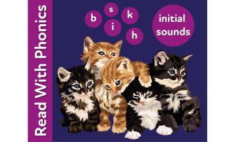 Learn The Initial Phonic Sounds 's, i, k, h, b'