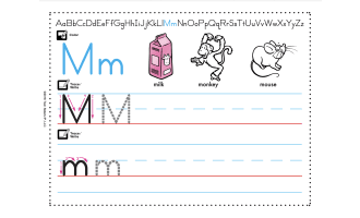 Learn To Write Letters: K-Z Printable Workbook