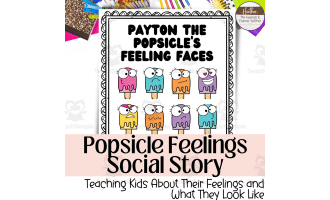 Learning Feelings and Facial Expressions Social Story-- Popsicle