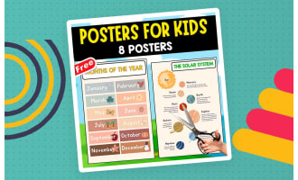 LEARNING POSTERS FOR KIDS | CLASSROOM DECOR