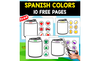 LEARNING THE SPANISH COLORS | FREE MINIBOOK