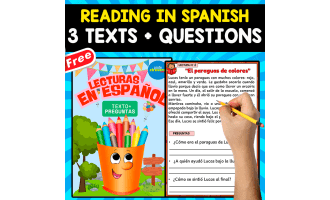 LECTURITAS EN ESPAÑOL | 3 FREE TEXTS + QUESTIONS
