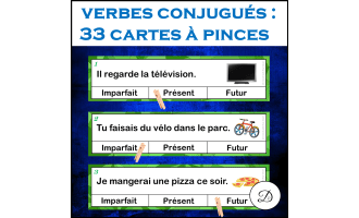 Les verbes conjugués : imparfait / présent / futur