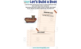 Let’s Build a Boat Activity