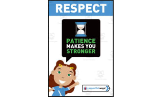 Let's Chat Conversation Cards | "Patience Makes You Stronger"