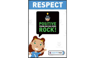 Let's Chat Conversation Cards | "Positive Problem Solvers Rock"