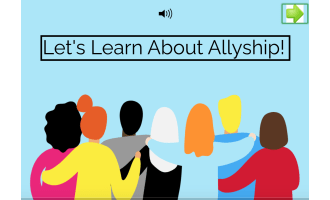 Let's Learn About Allyship!  Boom Cards-With Audio-An Anti-Racist Activity