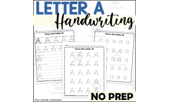Letter A Handwriting Pages
