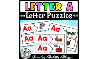 Letter A Puzzles - Beginning Sound