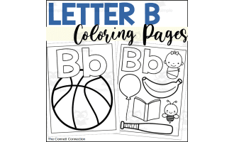 Letter B Coloring Pages