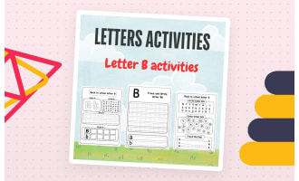 letter b writing practice for preschoolers -letter b handwriting sheet