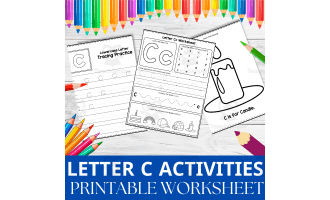 Letter C Activity Worksheet | Alphabet Recognition & Practice Pack
