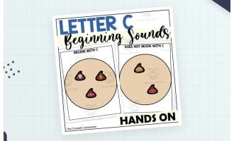 Letter C Beginning Sounds Sort