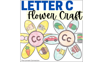 Letter C Flower Craft
