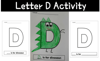 Letter D Activities