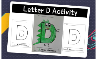Letter D Activities