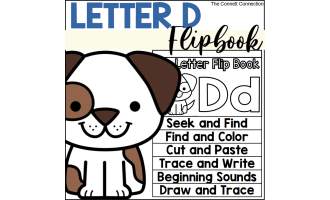 Letter D Flip Book