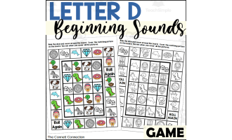 Letter D Games for Beginning Sounds