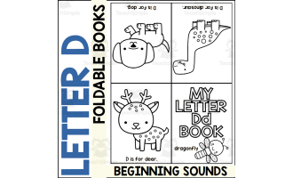 Letter D Mini Alphabet Book