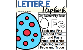 Letter E Flip Book