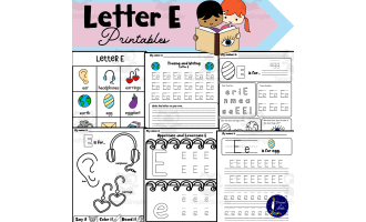 Letter E Printables