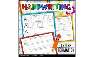 Letter Formation and Handwriting Practice Pack – Inspired by HWT Tech.