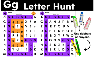 Letter G Activities