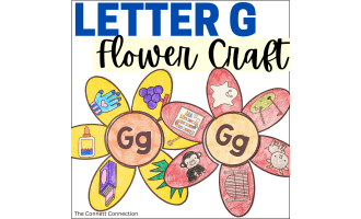 Letter G Flower Craft