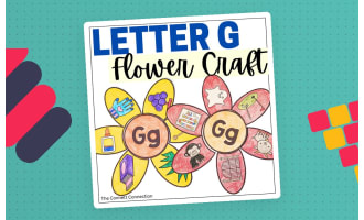 Letter G Flower Craft