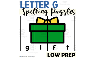 Letter G Spelling Puzzles