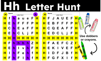 Letter H Activities