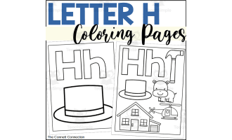 Letter H Coloring Sheets