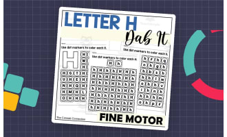 Letter H Dab It Worksheets