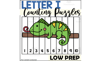 Letter I Counting to 10 Puzzles