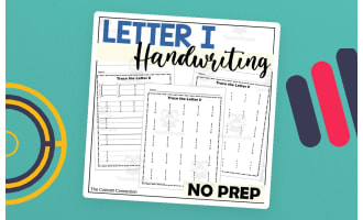 Letter I Handwriting Worksheets