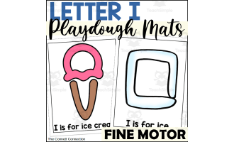 Letter I Playdough Mats
