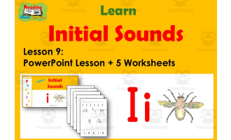Letter I: PowerPoint and Worksheets: Lesson 9