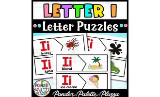 Letter i Puzzles - Beginning Sound