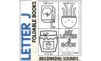 Letter J Mini Alphabet Book