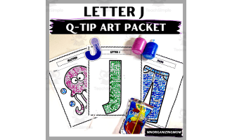 Letter J Q-Tip