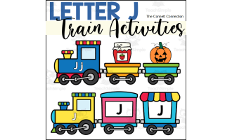Letter J Trains Worksheets and Centers