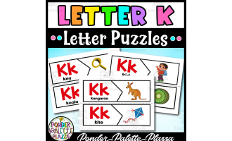 Letter K Puzzles - Beginning Sound
