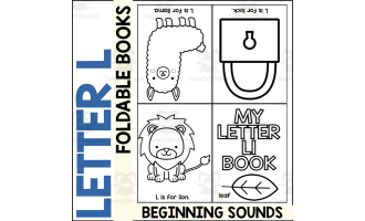 Letter L Mini Alphabet Book