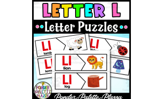 Letter L Puzzles - Beginning Sound Activity