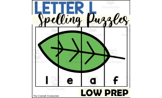Letter L Spelling Puzzles