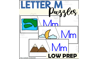 Letter M Beginning Sounds Puzzles